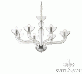 Люстра Ideal Lux модель Casanova SP8 Trasparente (044255)