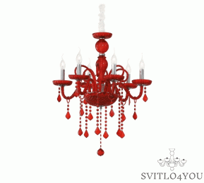 Люстра Ideal Lux, 027418 Giudecca SP6 Rosso